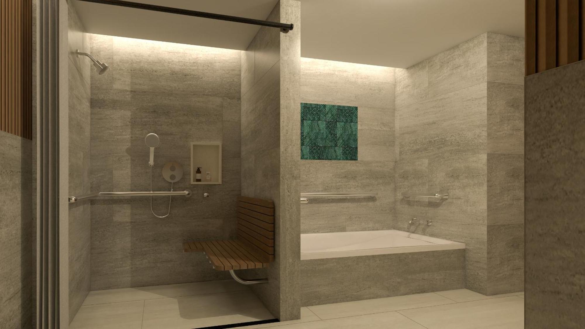 Grand Mirage Resort & Thalasso Bali Nusa Dua  Extérieur photo A shower with a bathtub