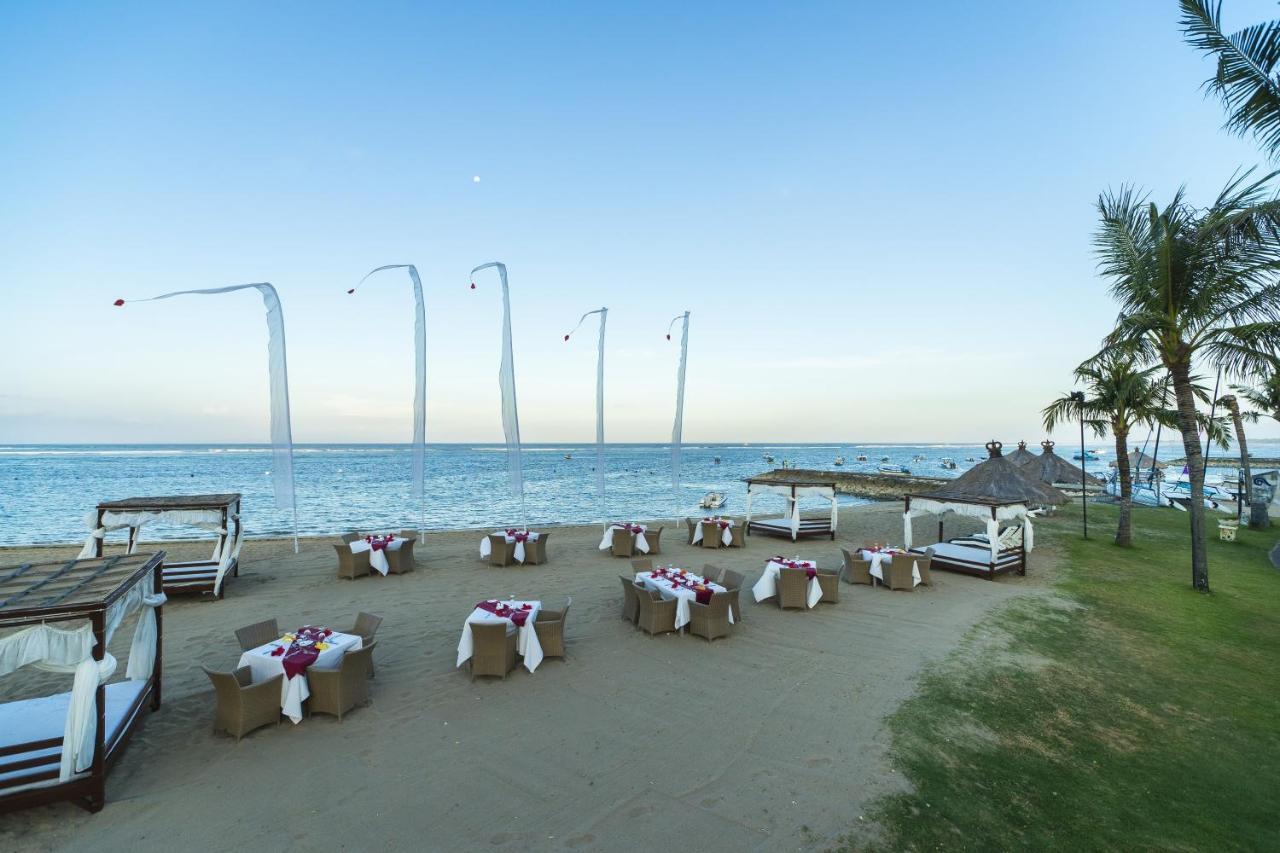 Grand Mirage Resort & Thalasso Bali Nusa Dua  Extérieur photo Beachfront at the hotel